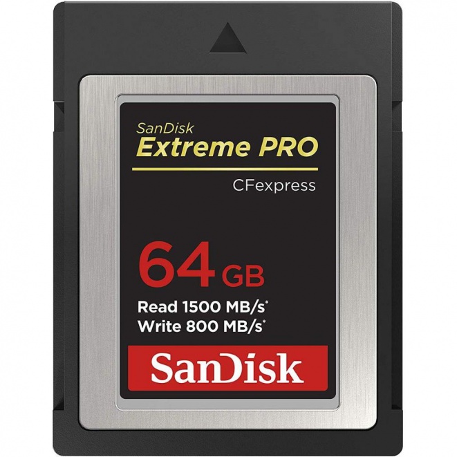 SanDisk Extreme PRO CFexpress Card Type B 1500MBs 64GB